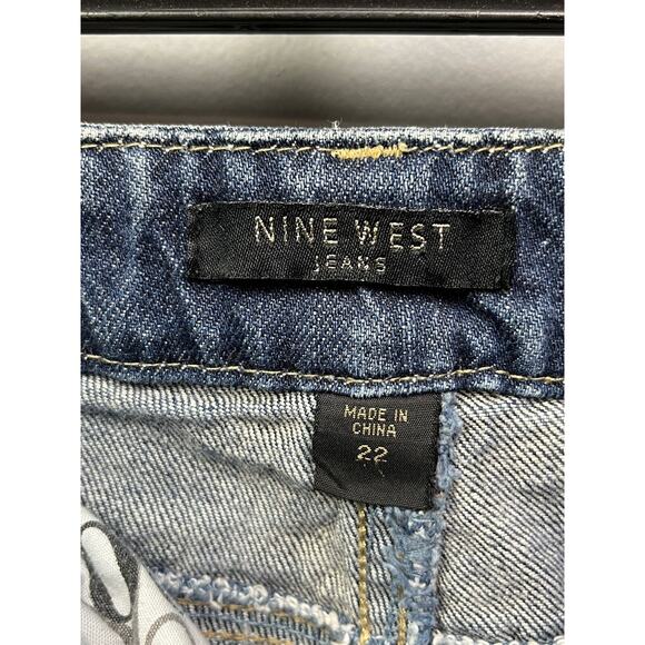 Nine West Jeans Womens plus size 22 denim straight leg - Picture 3 of 6